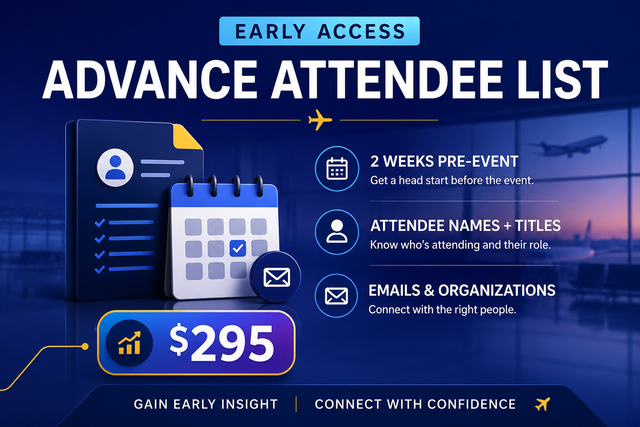 Advance Attendee List & Direct Contact Access