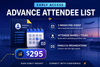 Advance Attendee List & Direct Contact Access