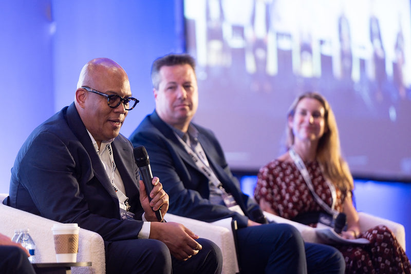 Panelist addressing the audience at ADIC 2026